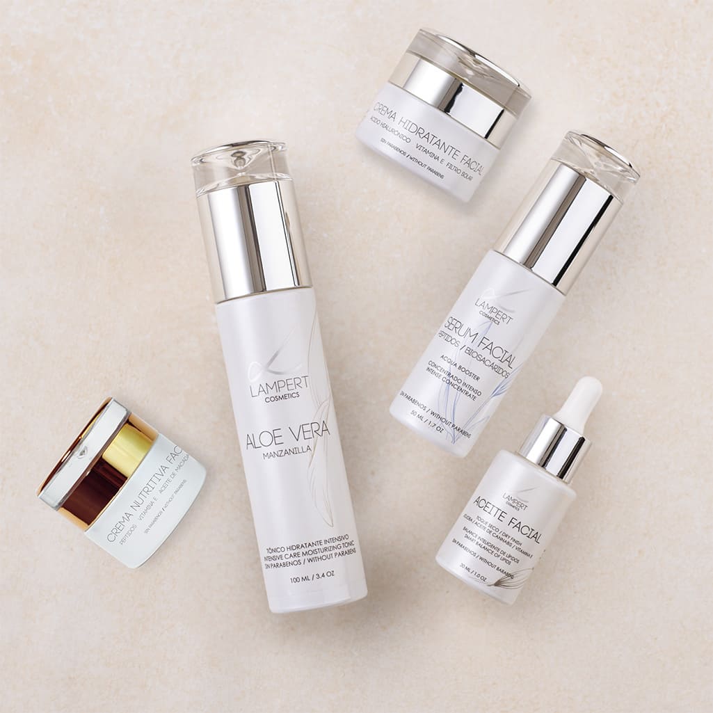 Skincare Platinum Pack + Estuche de Regalo: Tónico, Sérum, Aceite Facial, Crema Hidratante y Crema Nutritiva