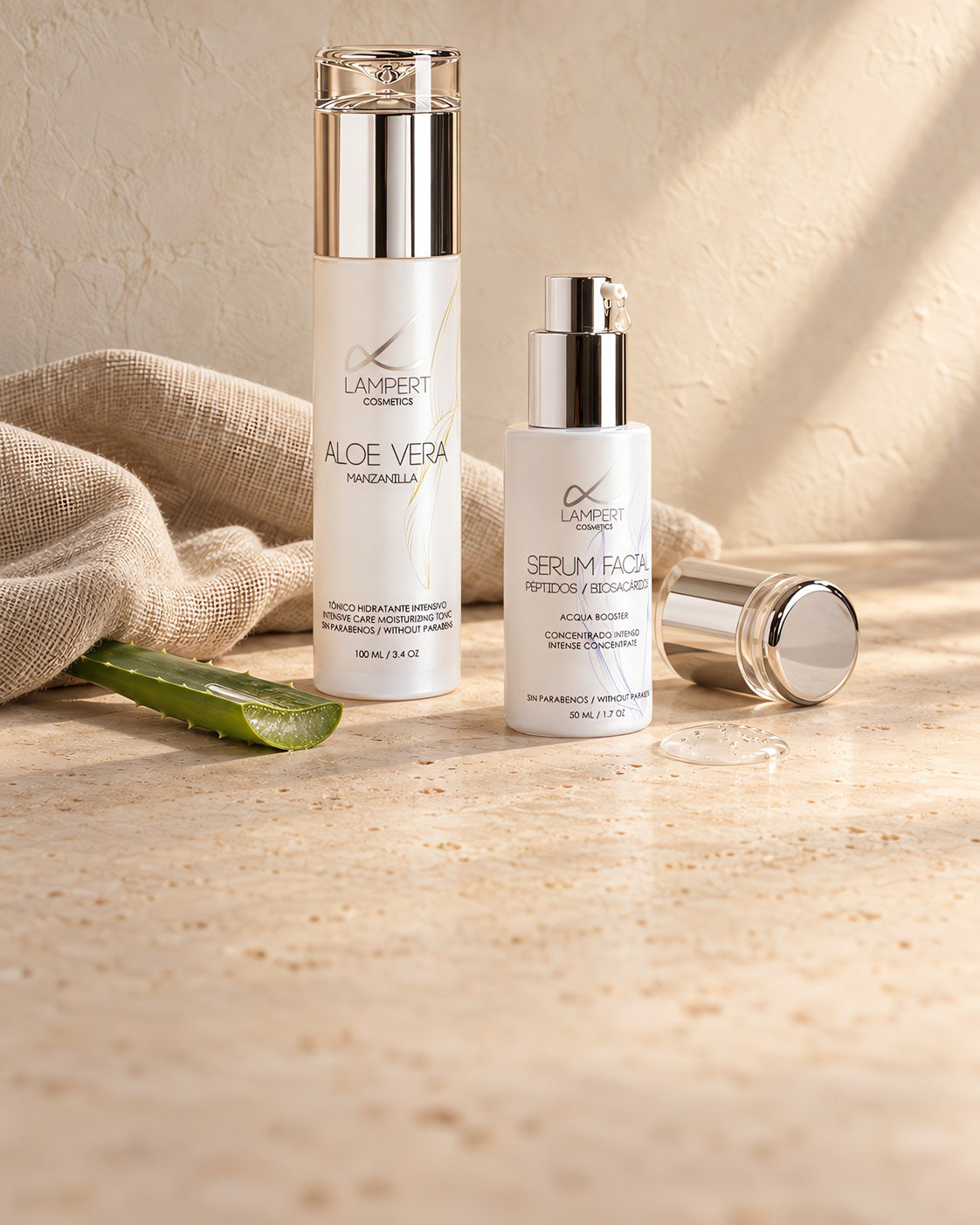 Tónico de Aloe Vera y Sérum Facial Lampert