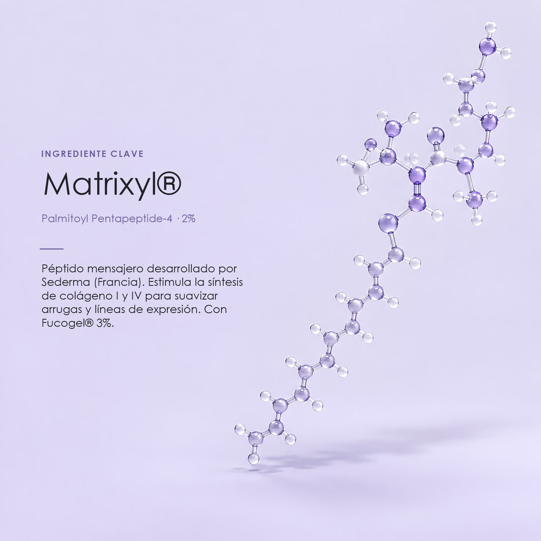 Matrixyl®, ingrediente clave del Sérum de Péptidos Lampert