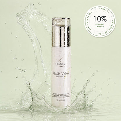 Tónico de Aloe Vera Lampert 100 ml con salpicadura de agua – 10% Complejo Calmante